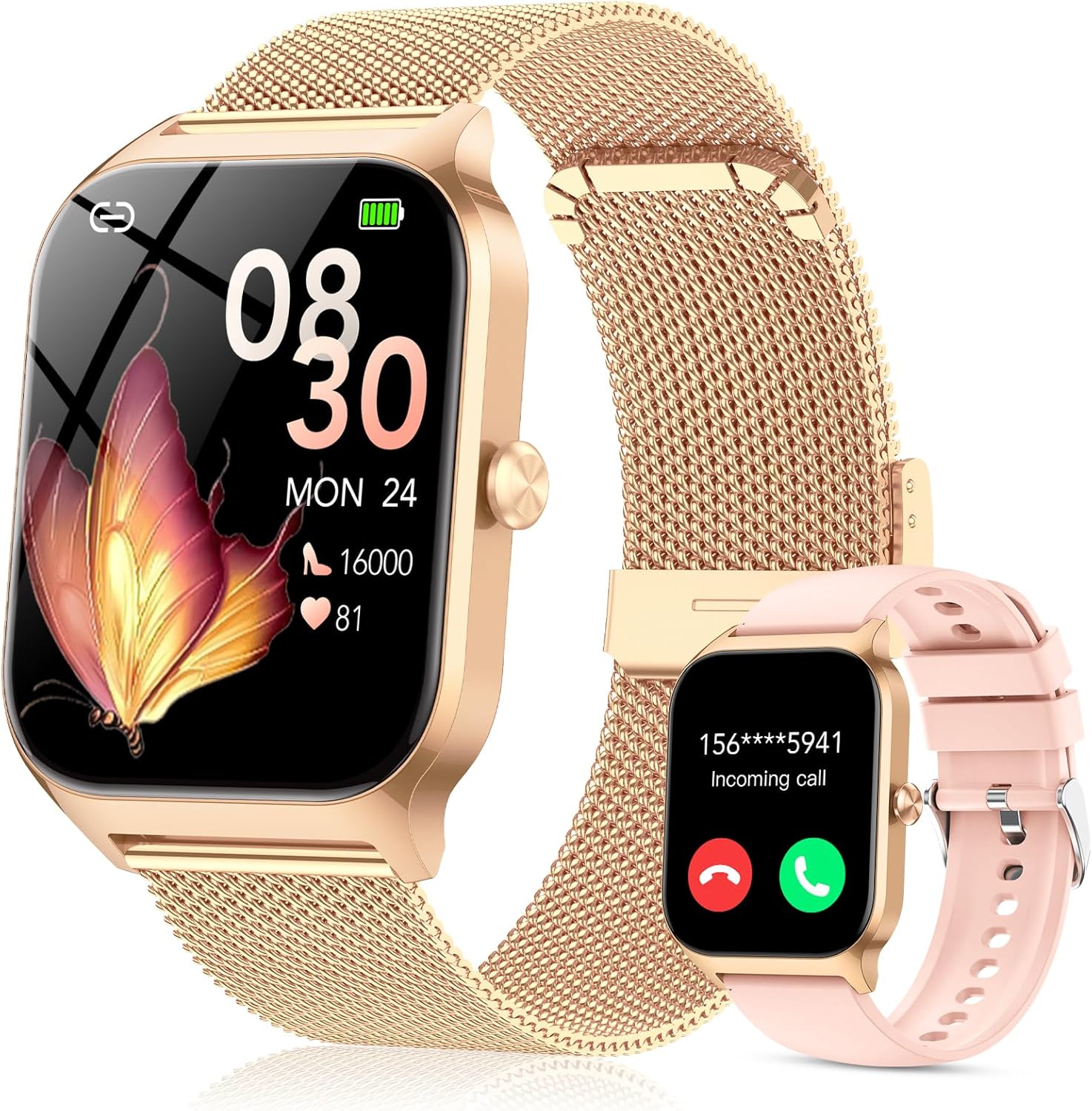 Women Smart Watch Call 120 Sports IP68 Tracker