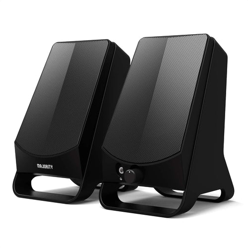 Compact Computer Speakers 10W Stereo AUX USB Desktop PC Mac