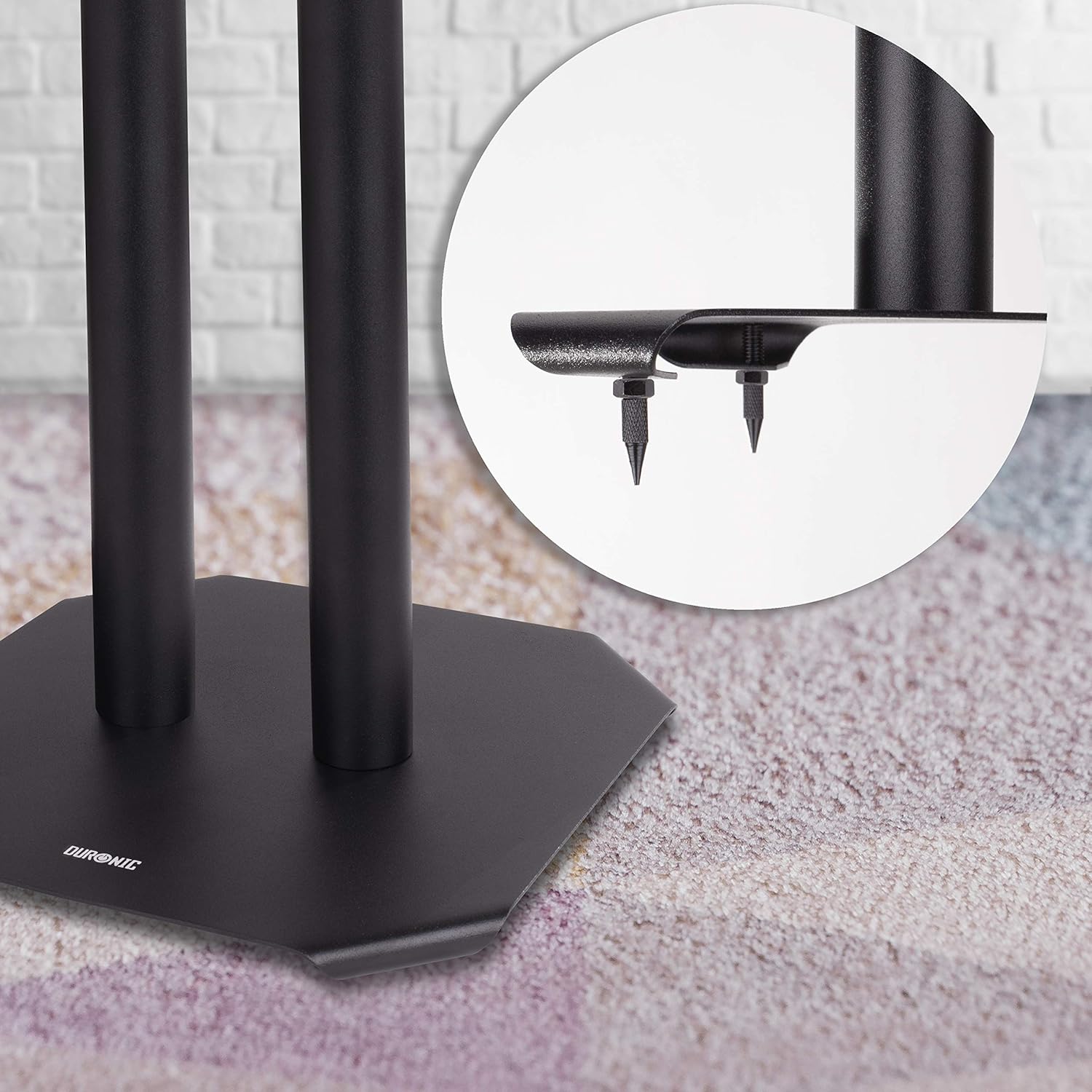 Speaker Stands Pair 80cm Steel HiFi Floor Stands Vibration Isolation