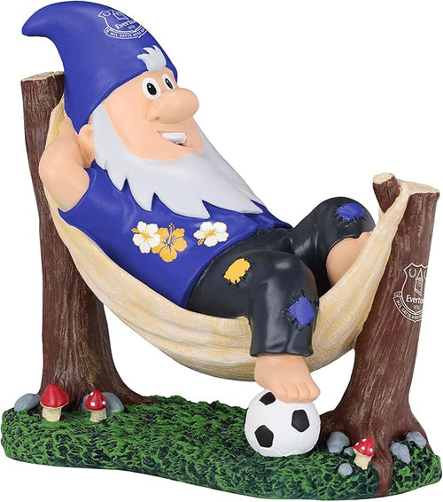 Football Garden Gnome Hammock Statue Hand Painted Outdoor Decor