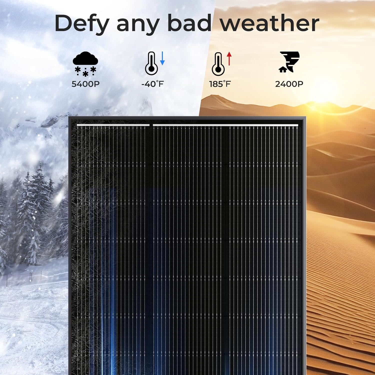 800W Solar Panel 4x200W N Type Monocrystalline IP68 MC4