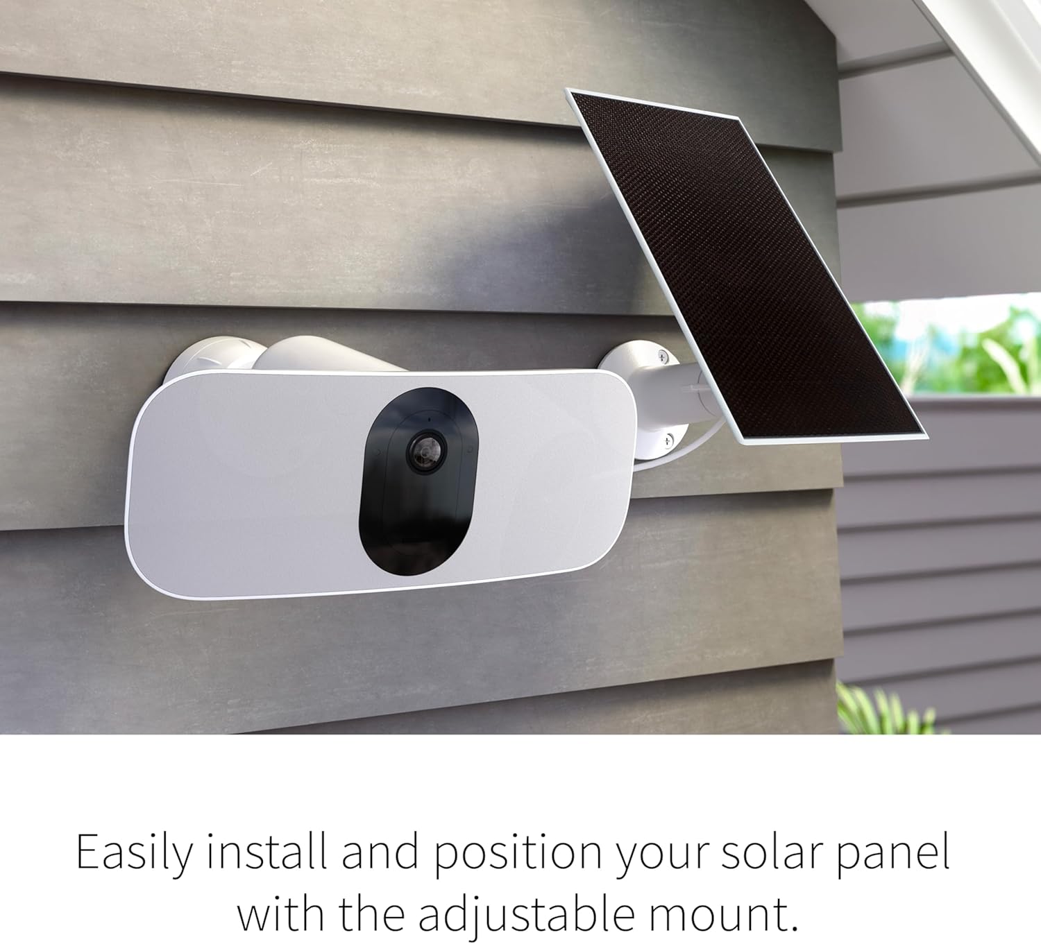 Solar Panel Charger for Wire Free Security Camera Weather Resistant