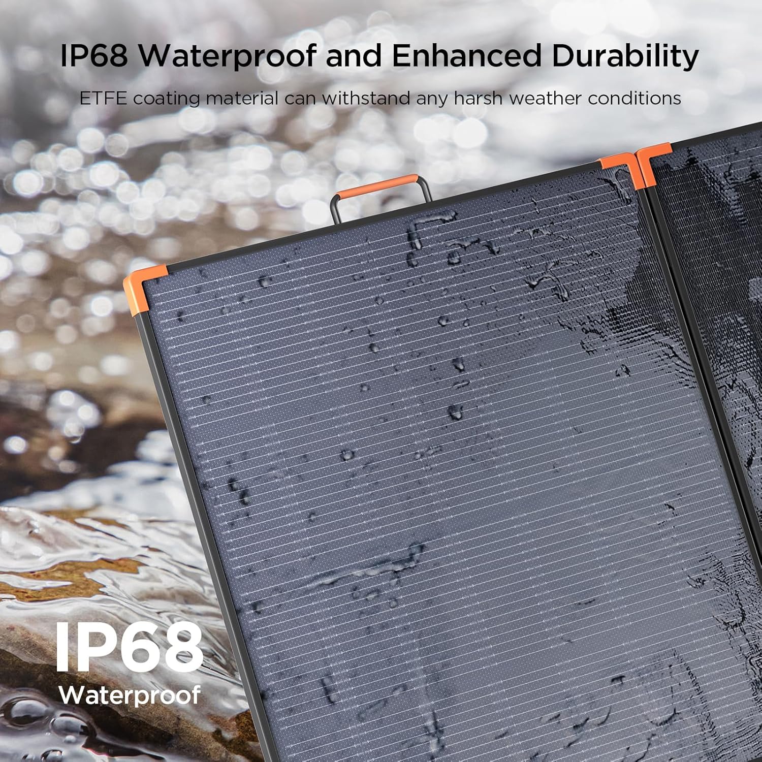 180W Foldable Solar Panel N Type IP68 RV Camping Charger