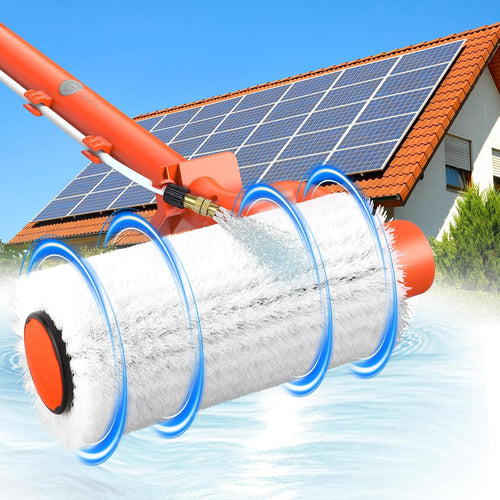 6.2M Electric Solar Panel Cleaning Kit Water Fed Pole Brush