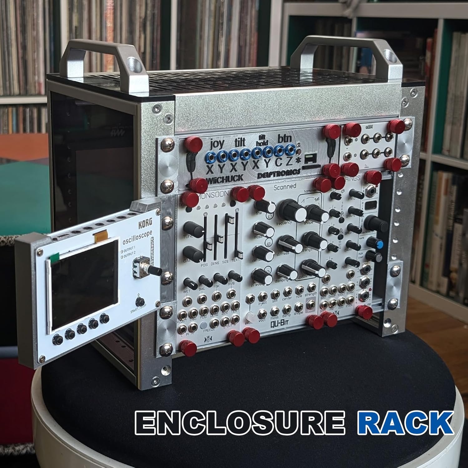 10in 4U Mini Server Rack Cabinet Desktop AV NAS