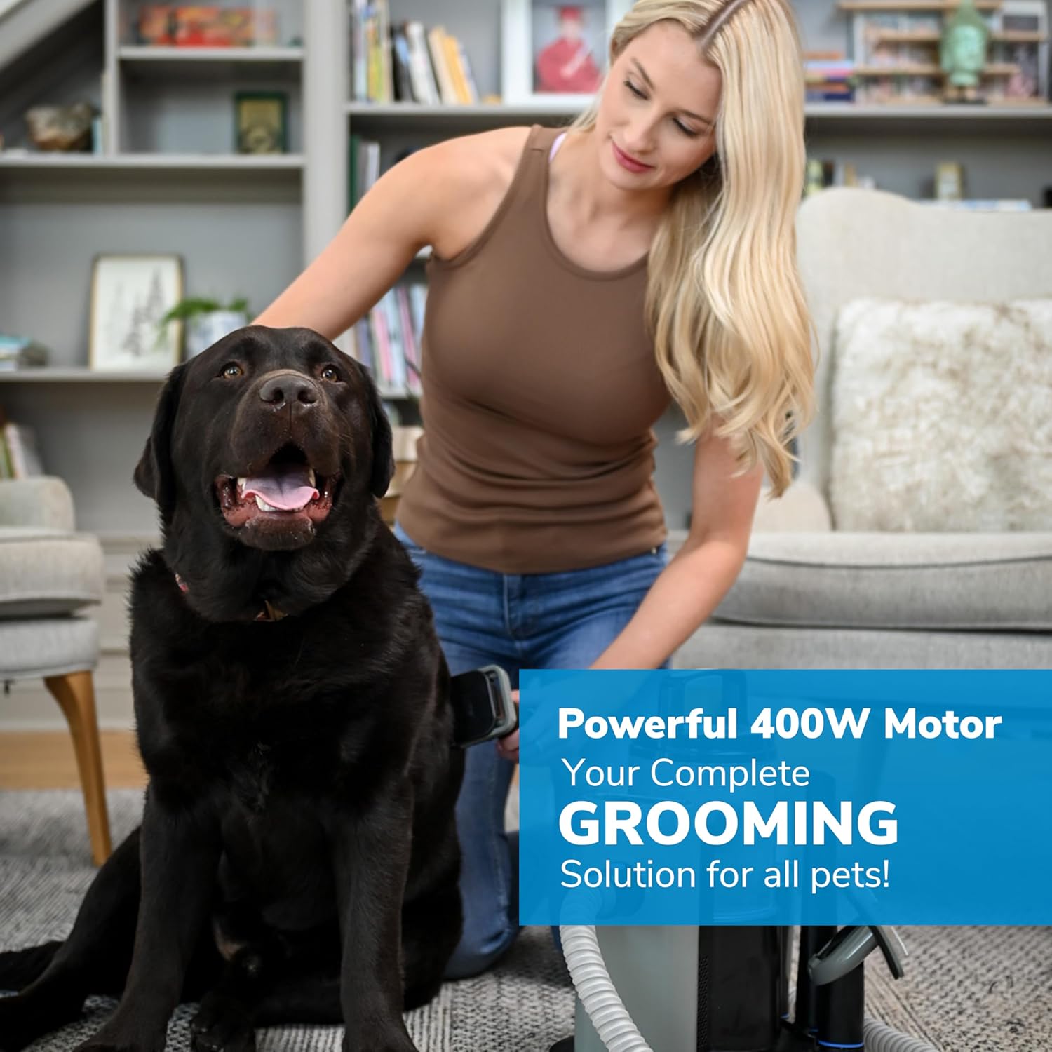 Pet Grooming Vacuum 14000Pa 4.5L Ultra Quiet Tool Kit