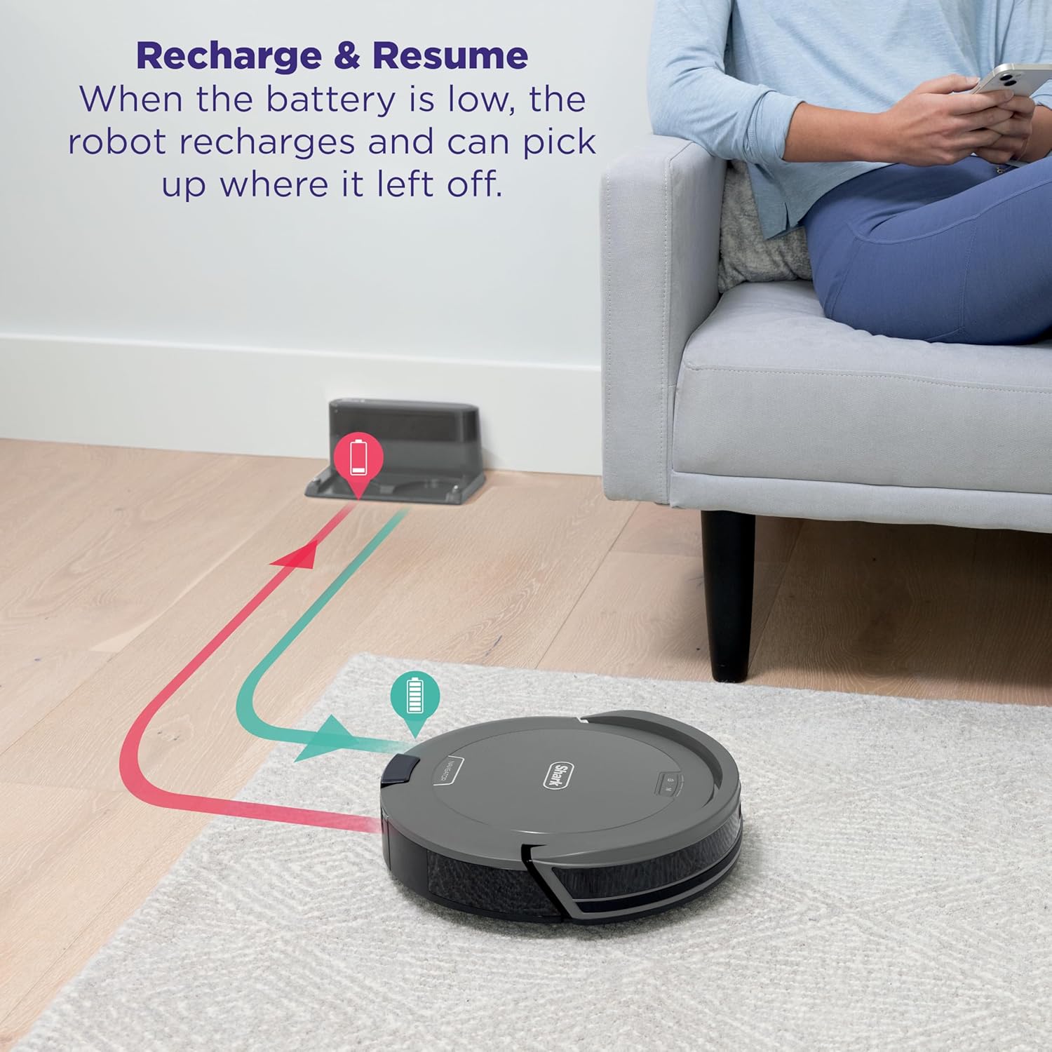 Robot Vacuum LiDAR Mapping Self Cleaning Brushroll Pet Hair Clean