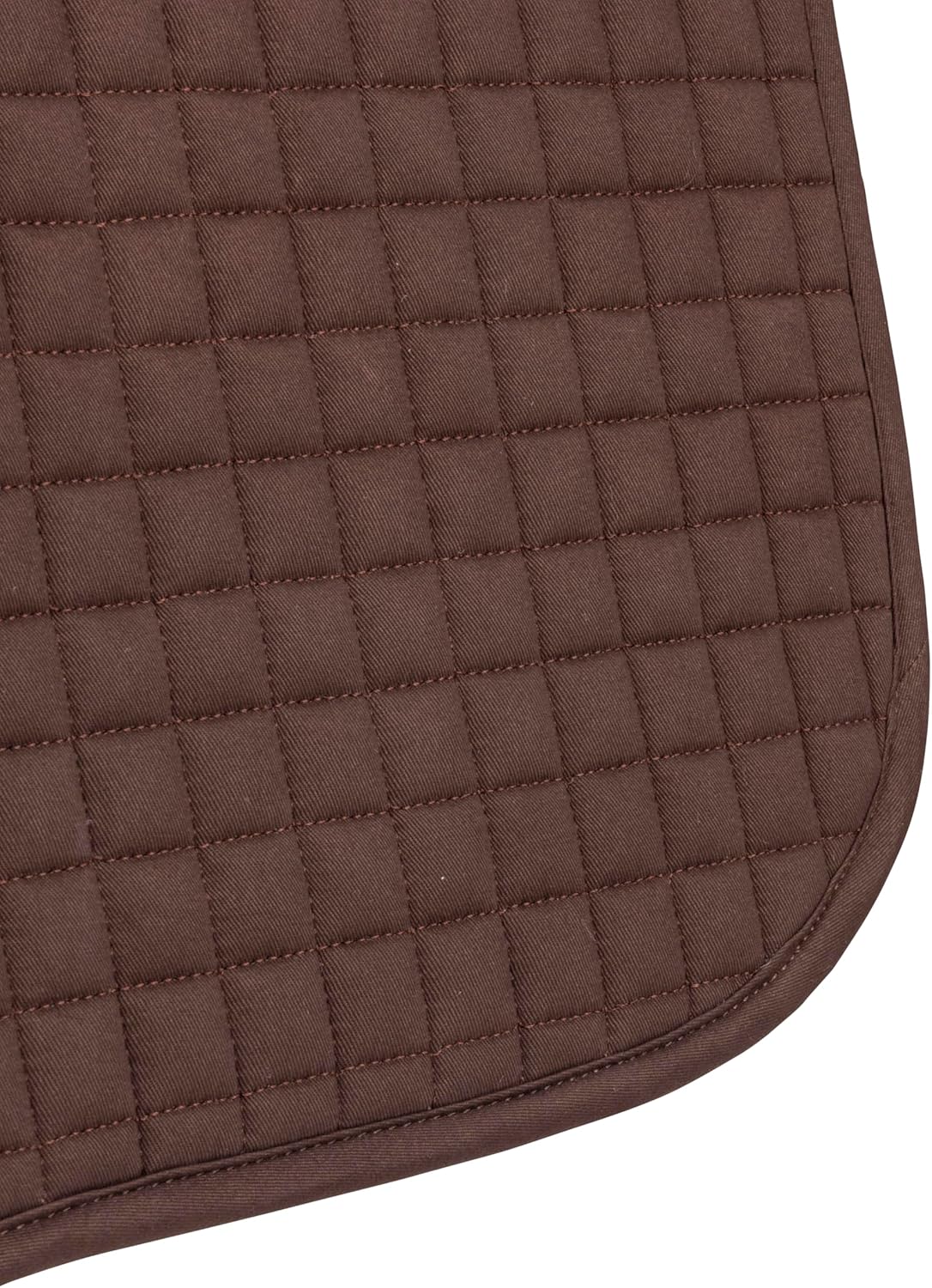Deluxe Cotton Jump Saddlecloth 15 16.5 Brown