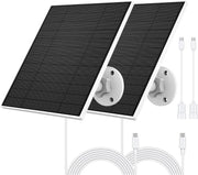 5W Solar Panel Eufy Camera Charger USB C 2 Pack
