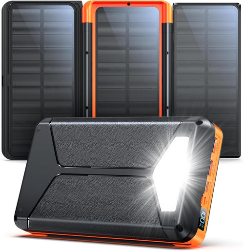 63200mAh Solar Power Bank Wireless Charger 22.5W Fast Charge