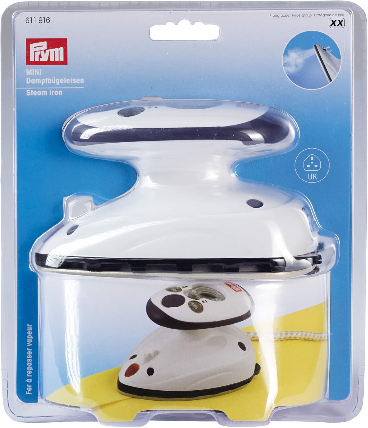 Mini Steam Iron Portable Craft Travel Iron Steam Boost Compact