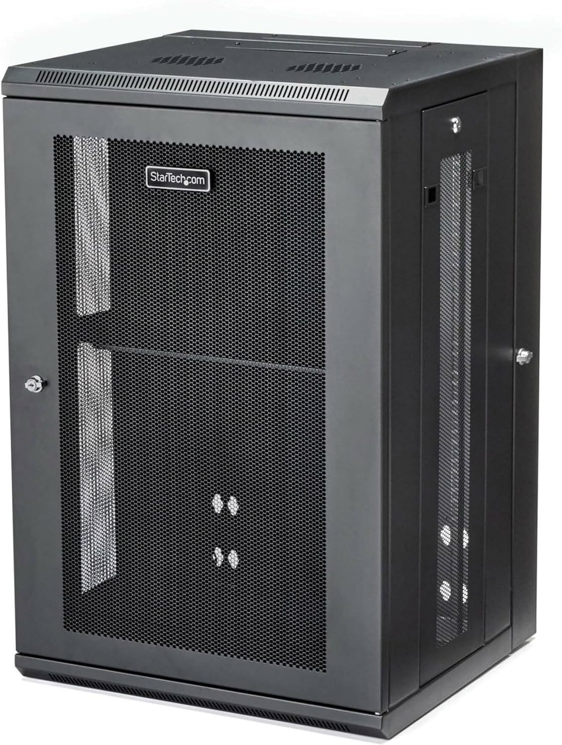 18U Wall Mount Network Cabinet 19in Lockable Rack