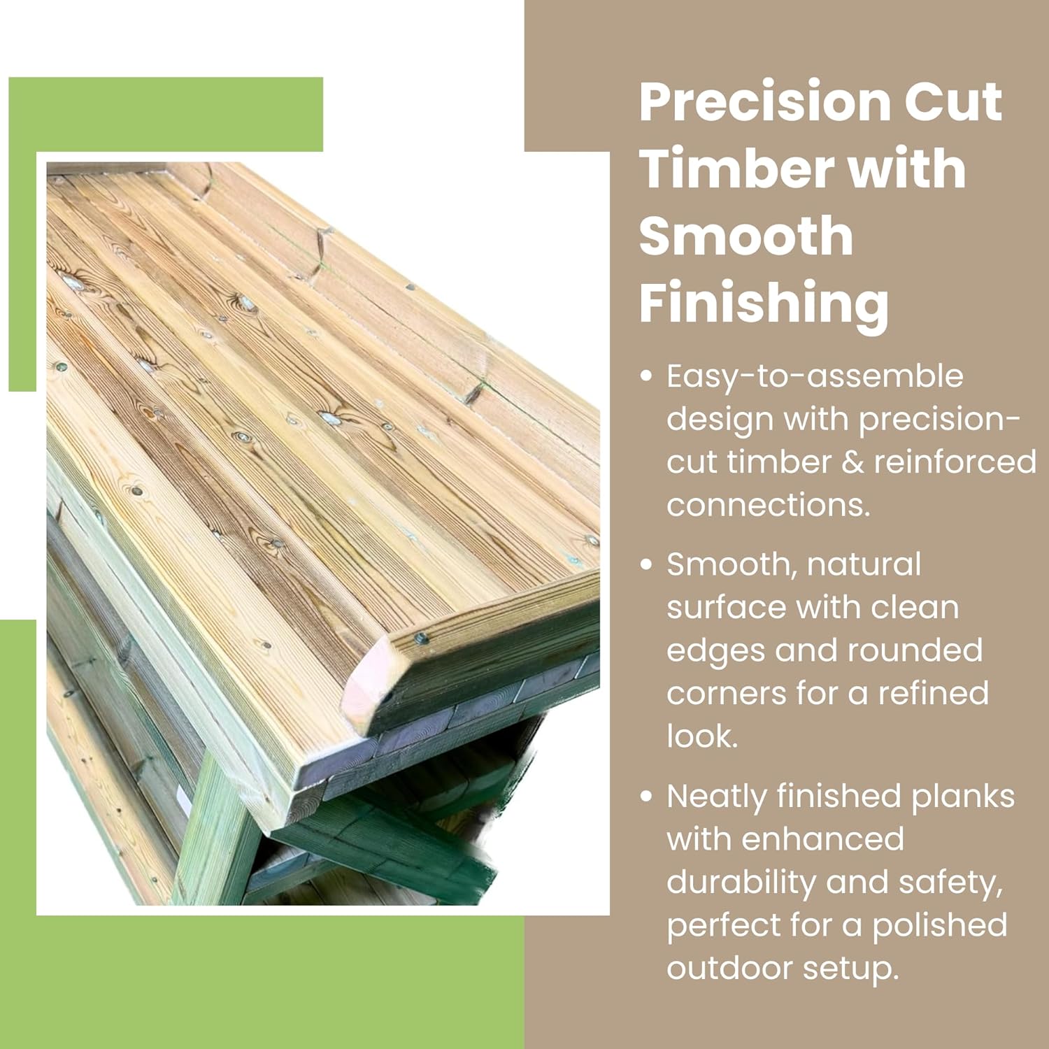 Heavy Duty Wooden Potting Table 6FT Garden Work Bench