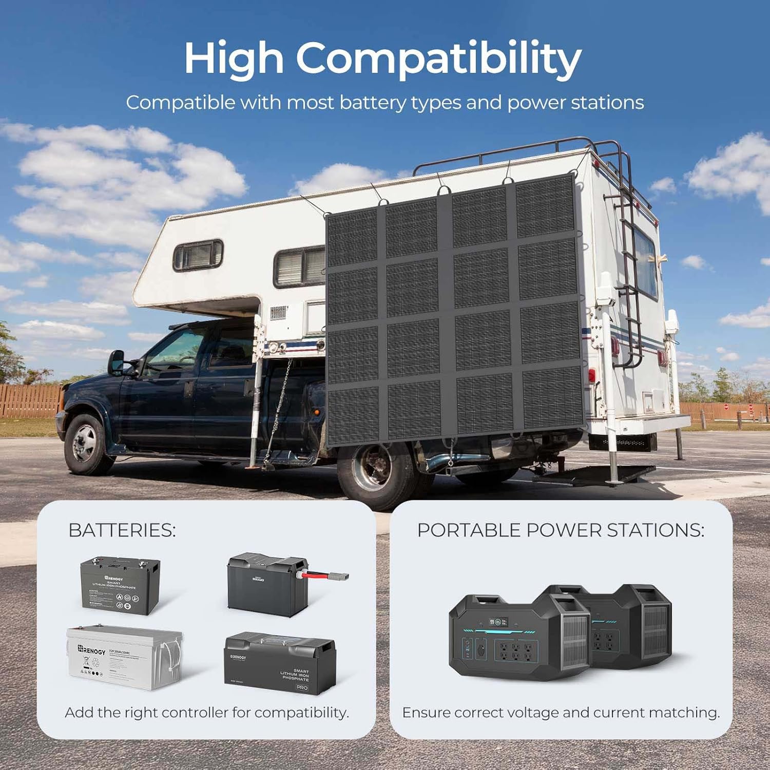 400W Foldable Solar Blanket 25 Efficiency RV Camping