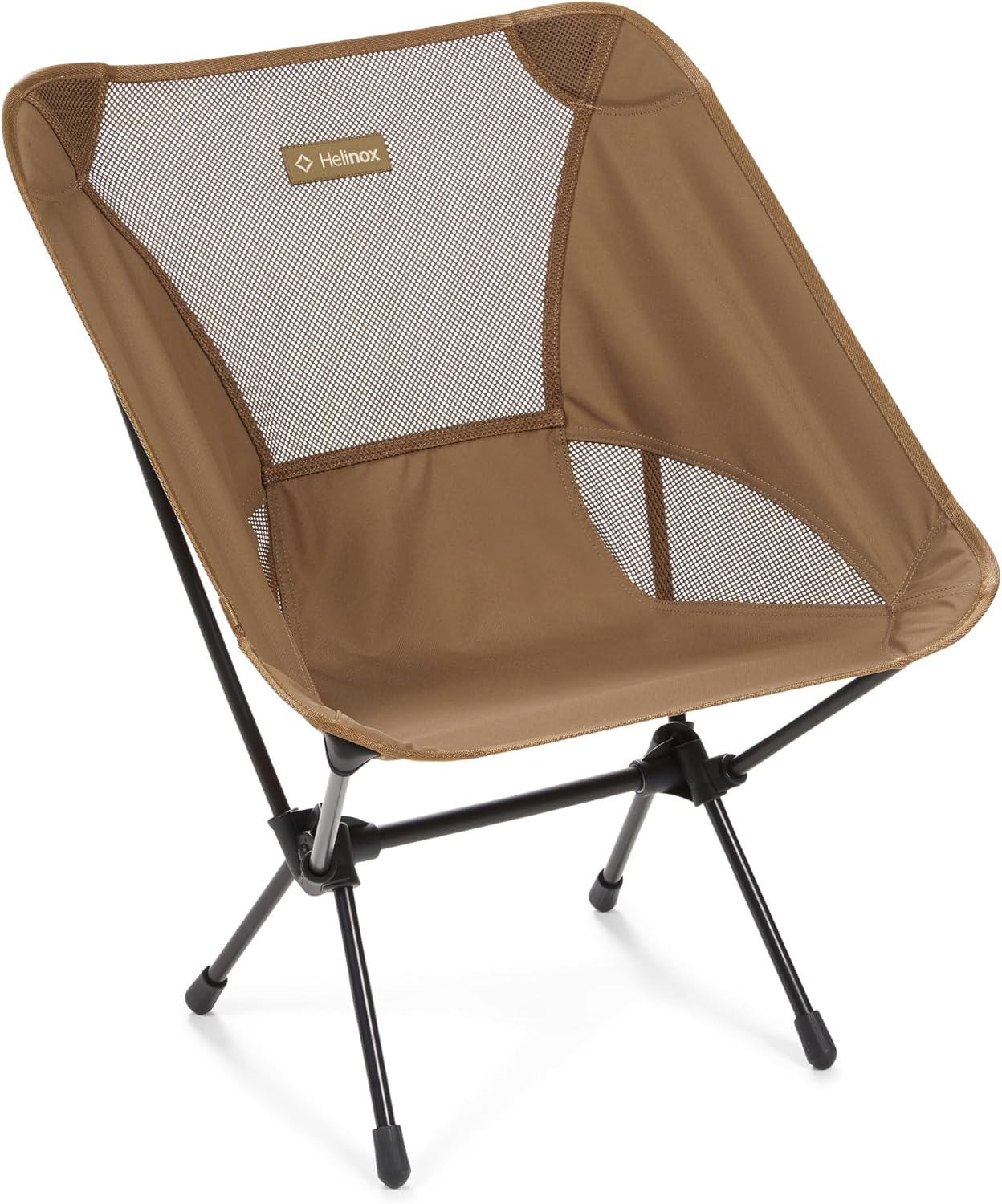 Lightweight Compact Camping Chair Foldable Tan Seat
