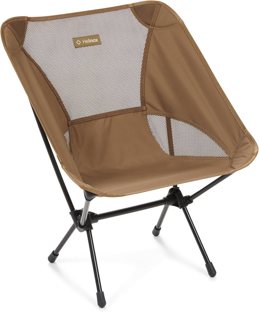 Lightweight Compact Camping Chair Foldable Tan Seat