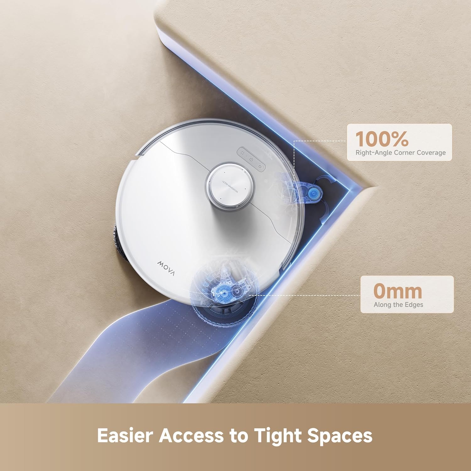 Robot Vacuum Mop 19000Pa Auto Wash Self Empty AI LiDAR WiFi
