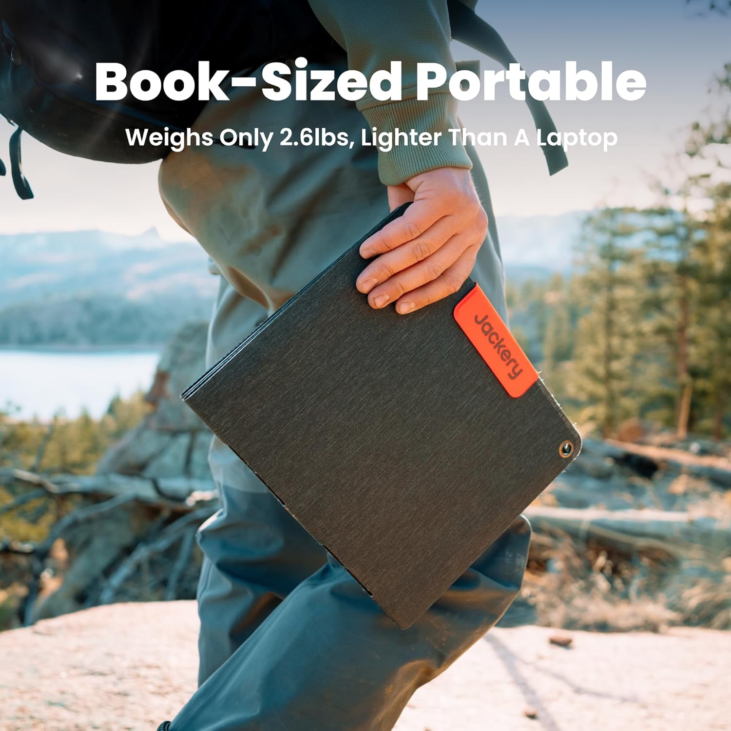 40W Mini Foldable Solar Panel USB C USB A Camping Charger