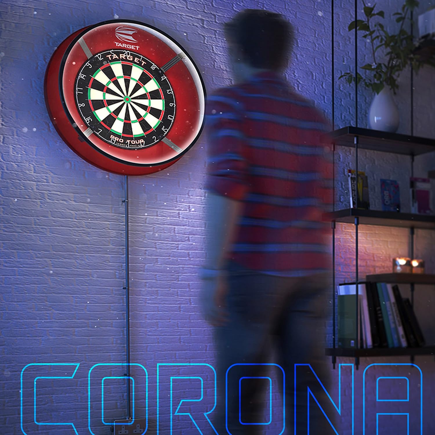 LED Dartboard Light Ring Shadow Free 360 Lighting Magnetic Fit