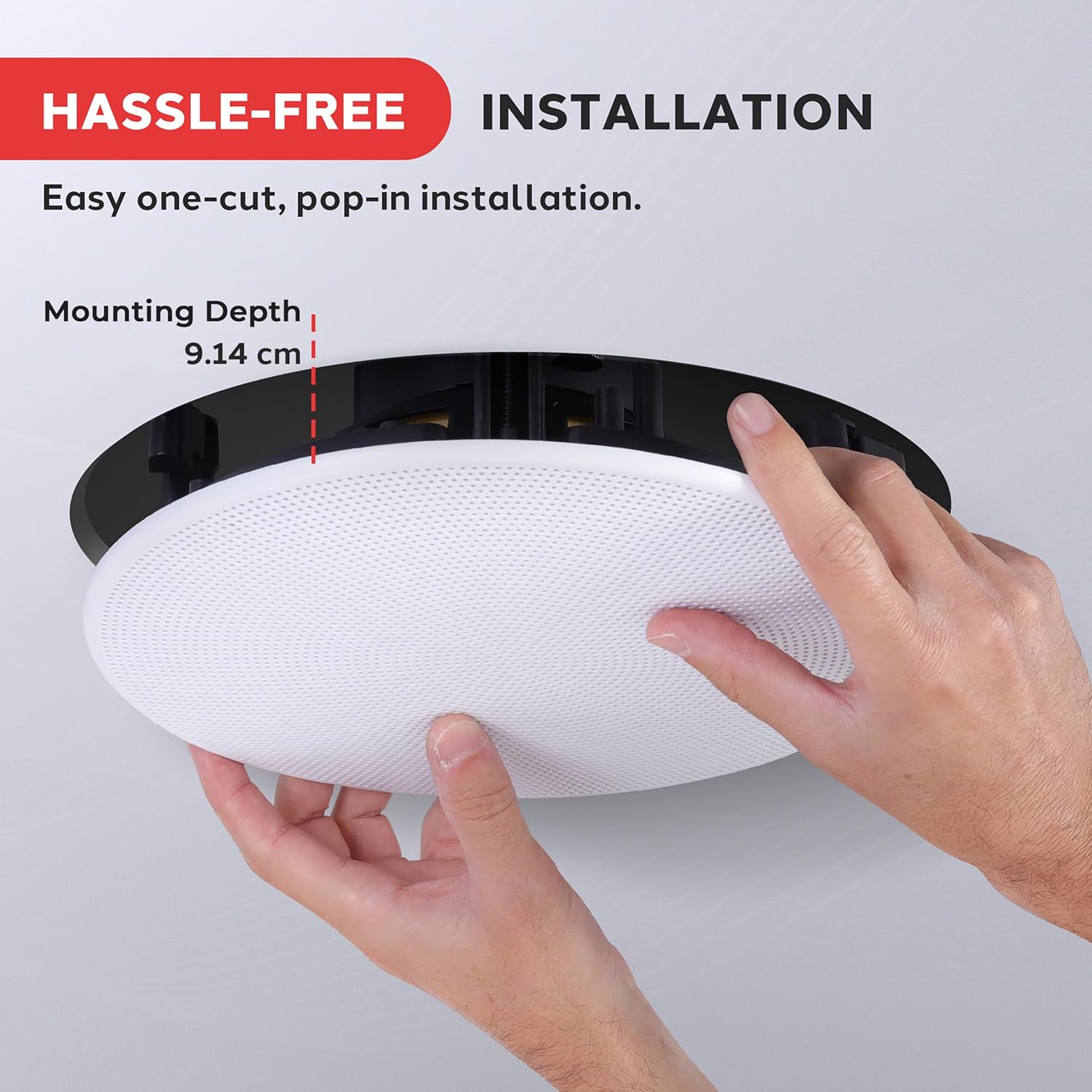 In Ceiling Wall Speakers 8 Inch 250W Flush Mount Stereo Pair