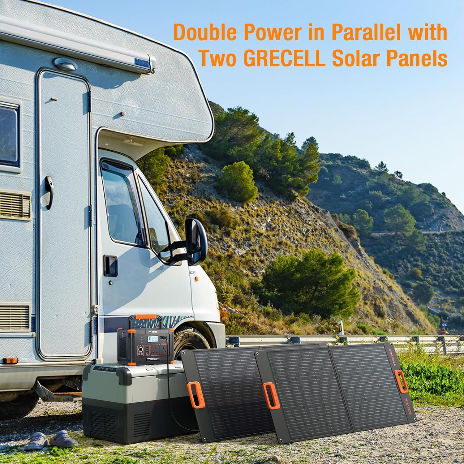 100W Foldable Solar Panel 20V Portable Charger Camping RV