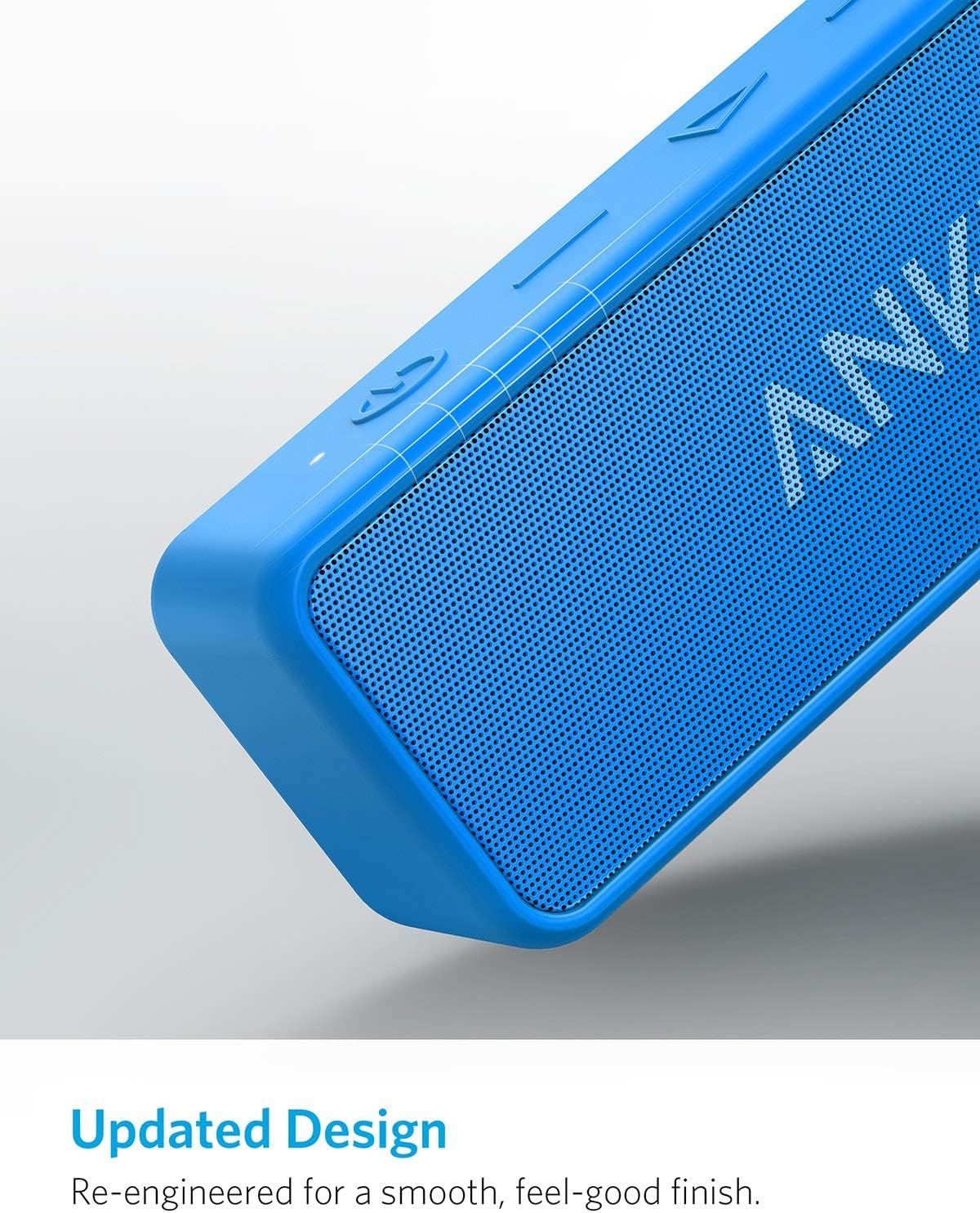 Portable Bluetooth Speaker 12W Stereo Bass Waterproof 24 Hour Playtime