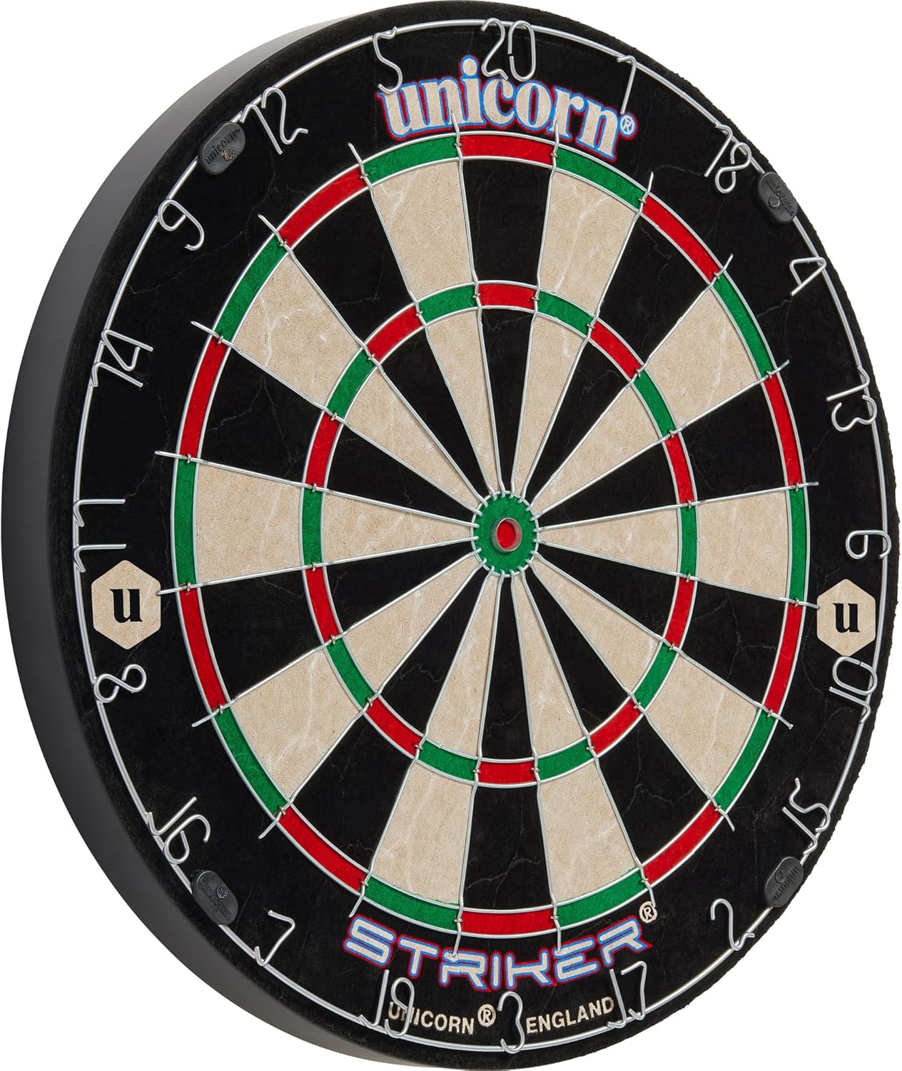 Dart Board Cabinet Set Wood Scoreboard 2 Darts Bristle Board