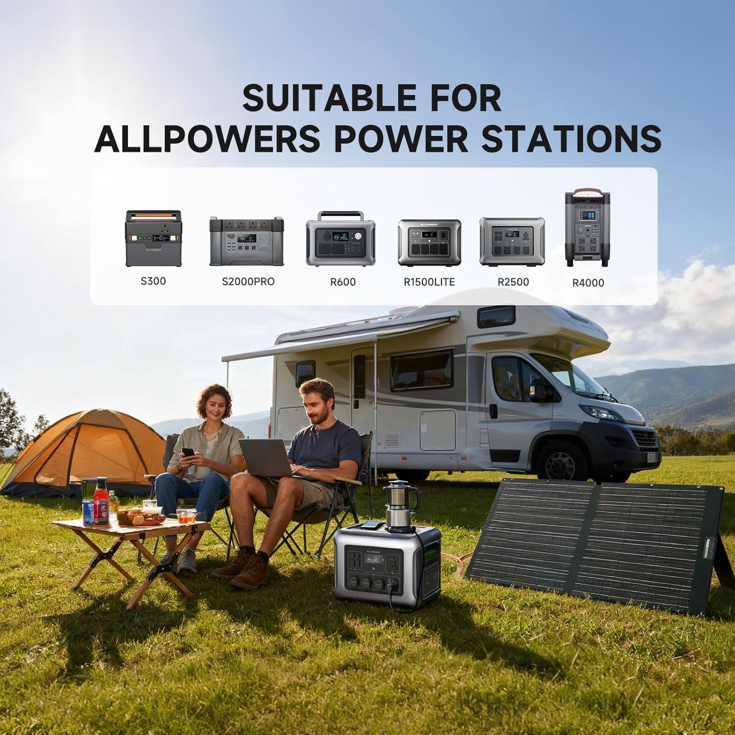 100W Foldable Solar Panel 25 Efficiency IP68 Portable