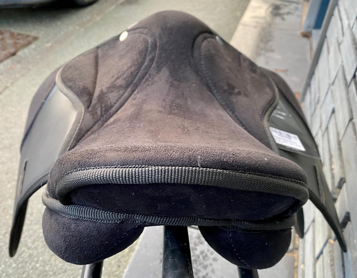Synthetic Pony GP Saddle 14 Inch Extra Wide Black Lightweight