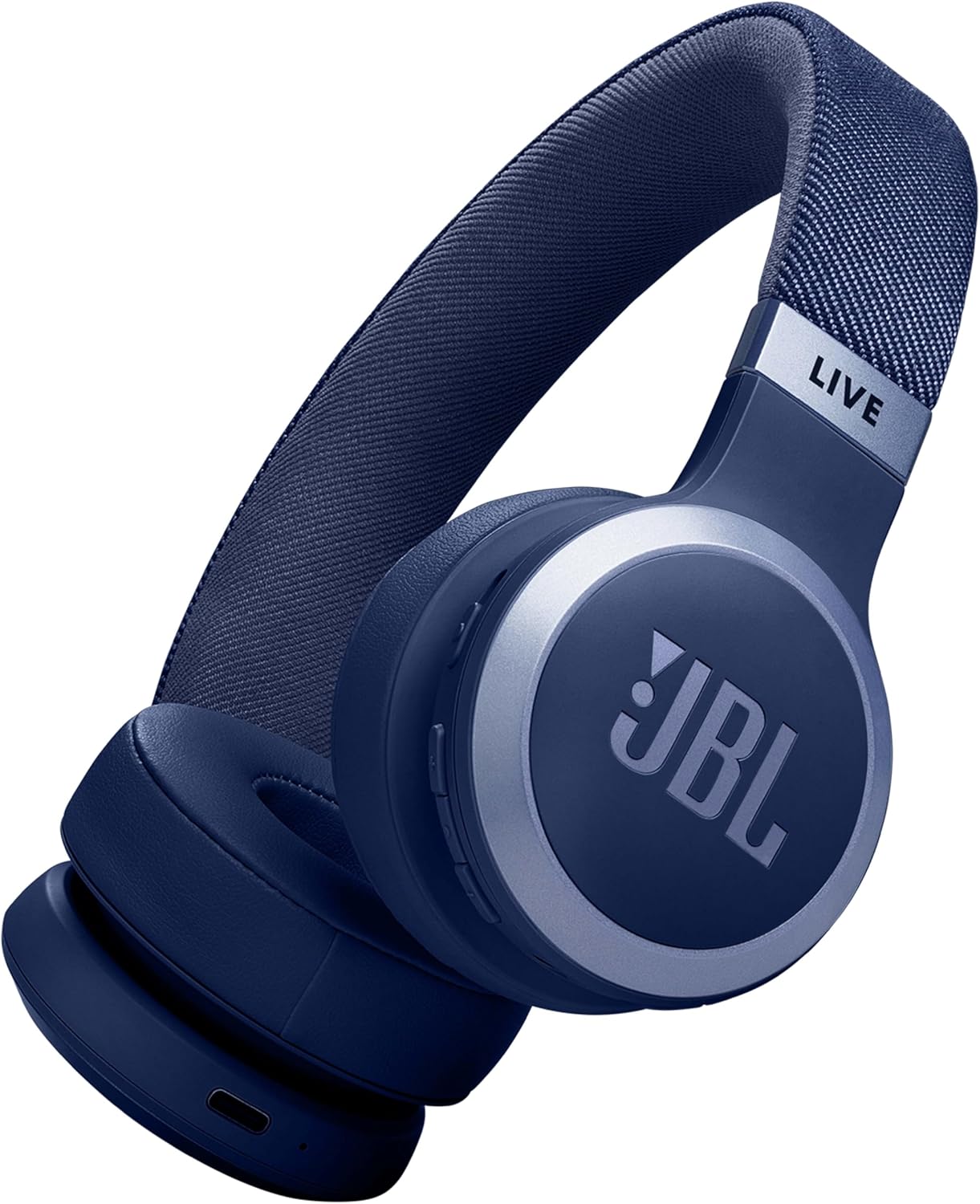 Wireless Noise Cancelling On Ear Headphones 65 Hour Battery 40mm Drivers Blue