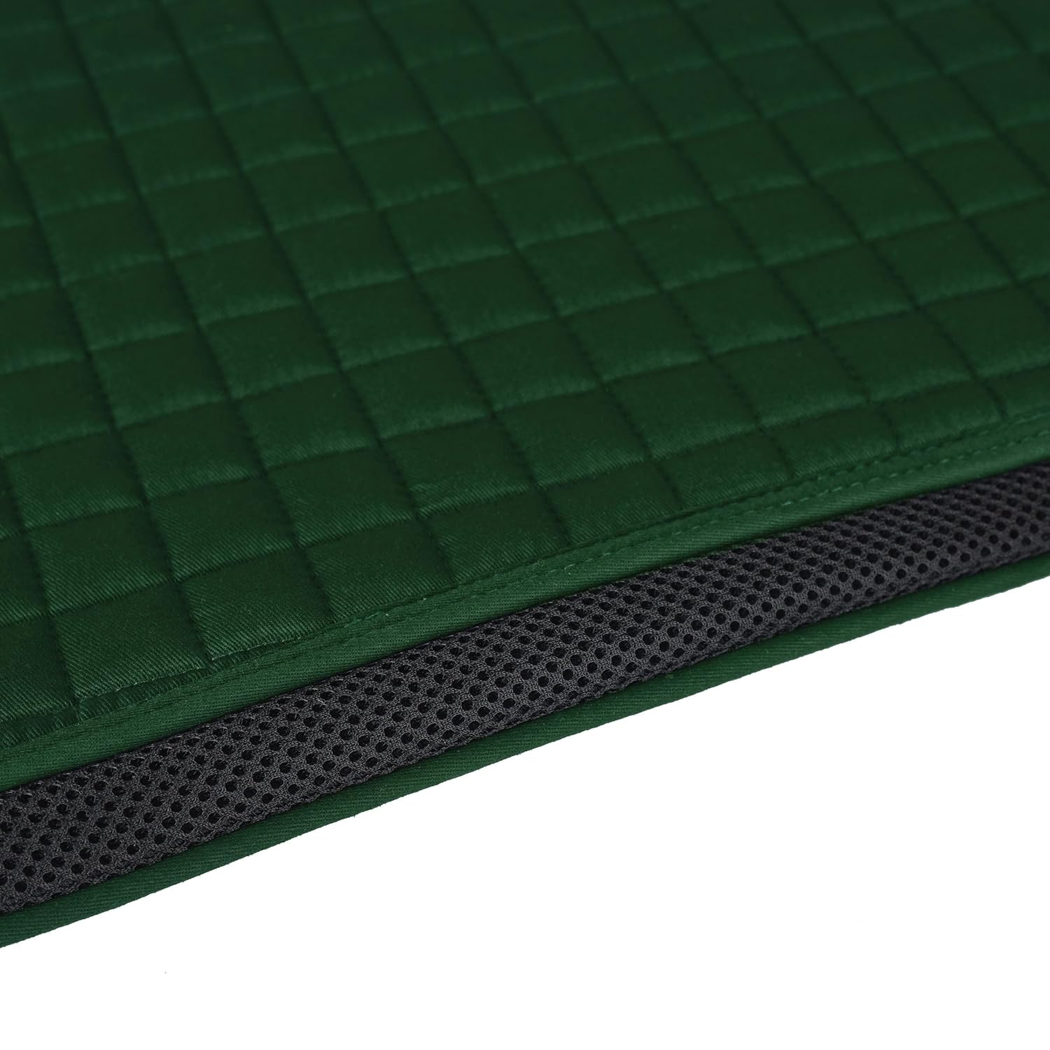 Forest Green Large Jump Saddle Pad with Breathable Air Mesh Spine