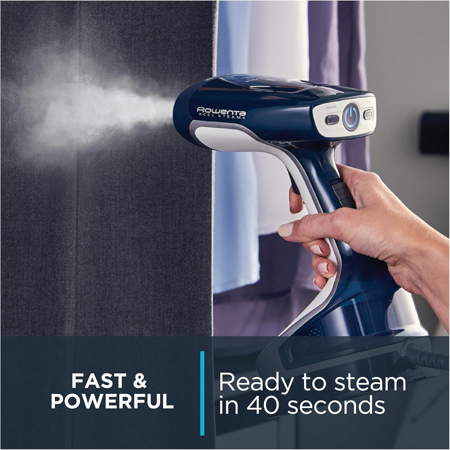 Handheld Garment Steamer 1600W 26g Steam 40s Heat Portable