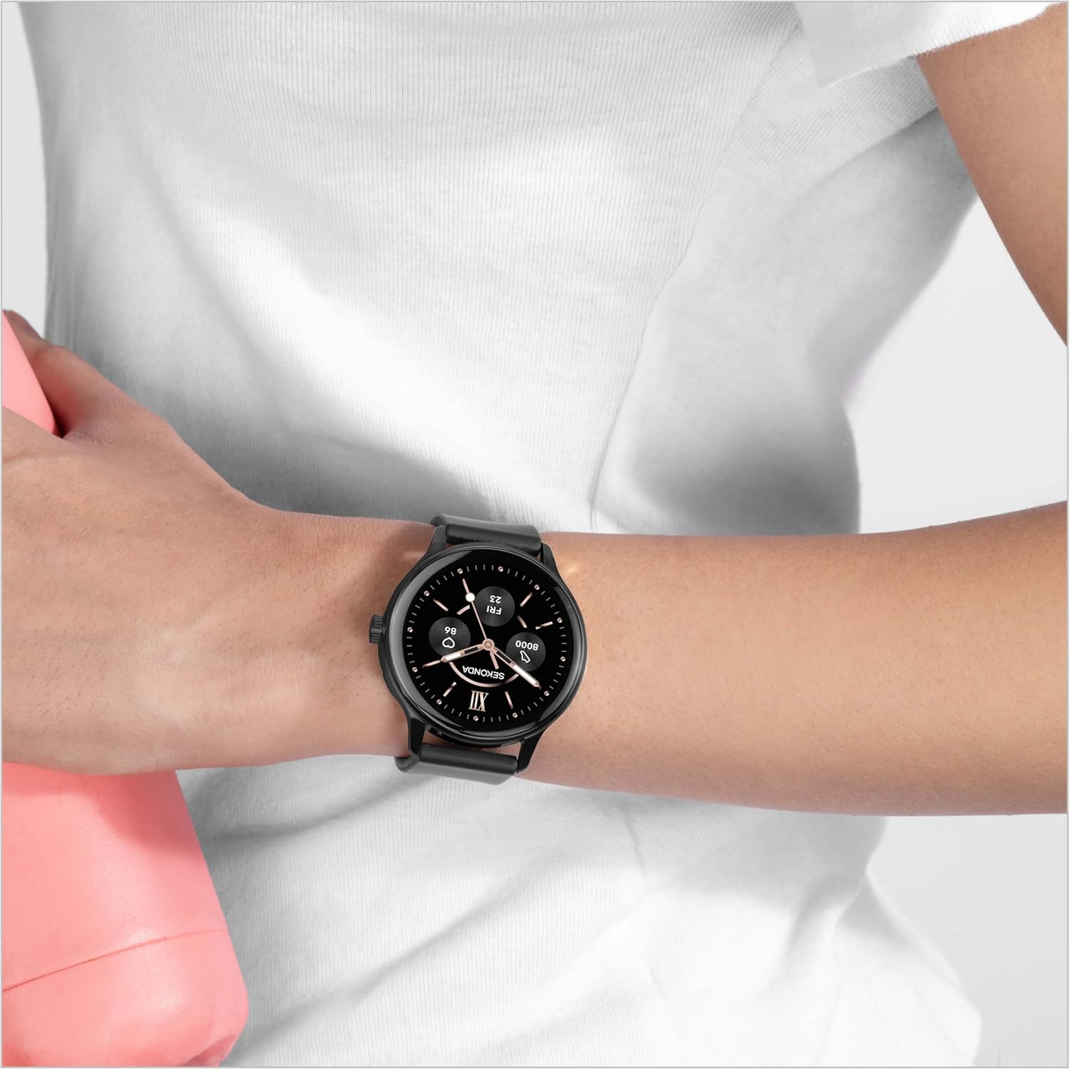 42mm Flex Plus Smart Watch Black Strap