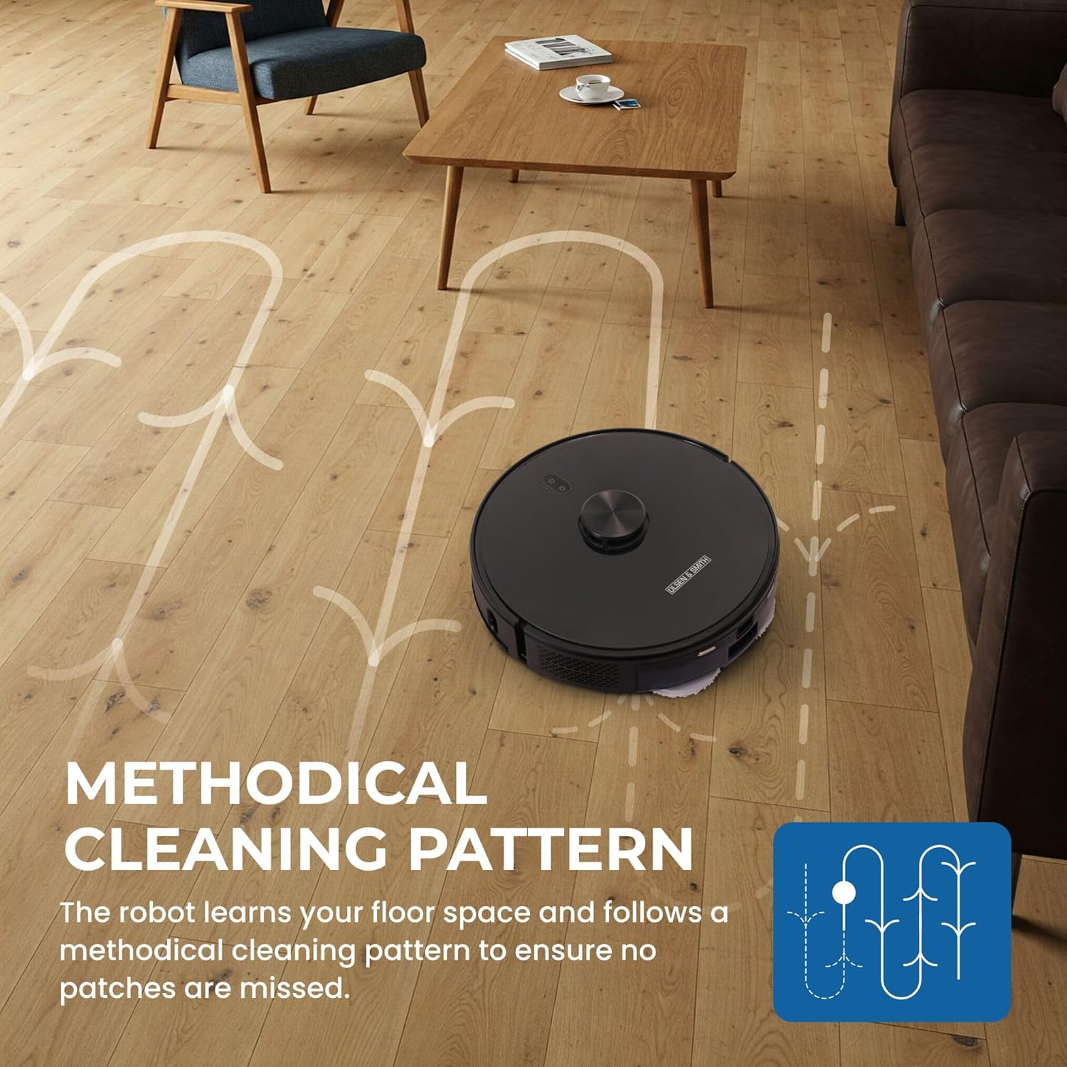Robot Vacuum Mop 6500Pa Self Empty LiDAR Mapping App Control