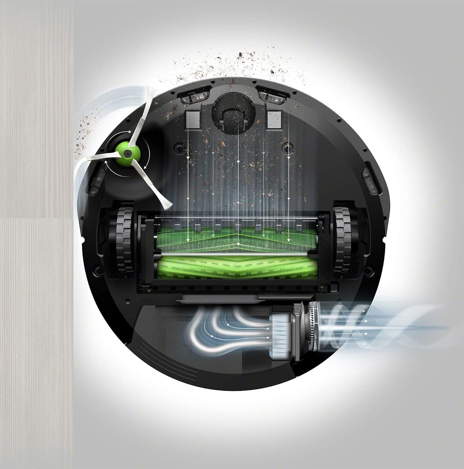 Robot Vacuum Self Empty Smart Mapping WiFi Pet Hair Auto Clean