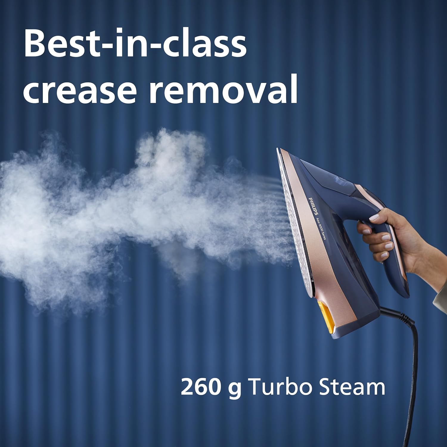 3000W Steam Iron 260g Turbo Boost Intelligent Steam Sensor 350ml Tank