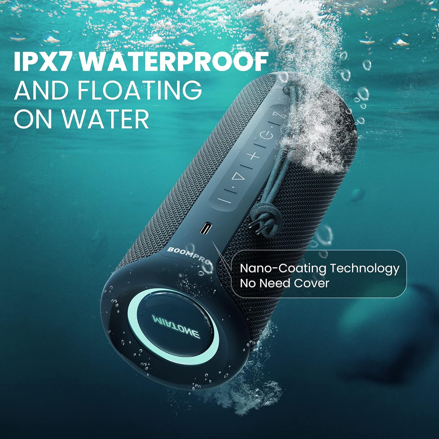 Bluetooth Speaker 36W Portable Deep Bass Waterproof 16H Playtime