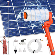 Electric Solar Panel Cleaning Kit 6.2M Telescopic Water Fed Brush
