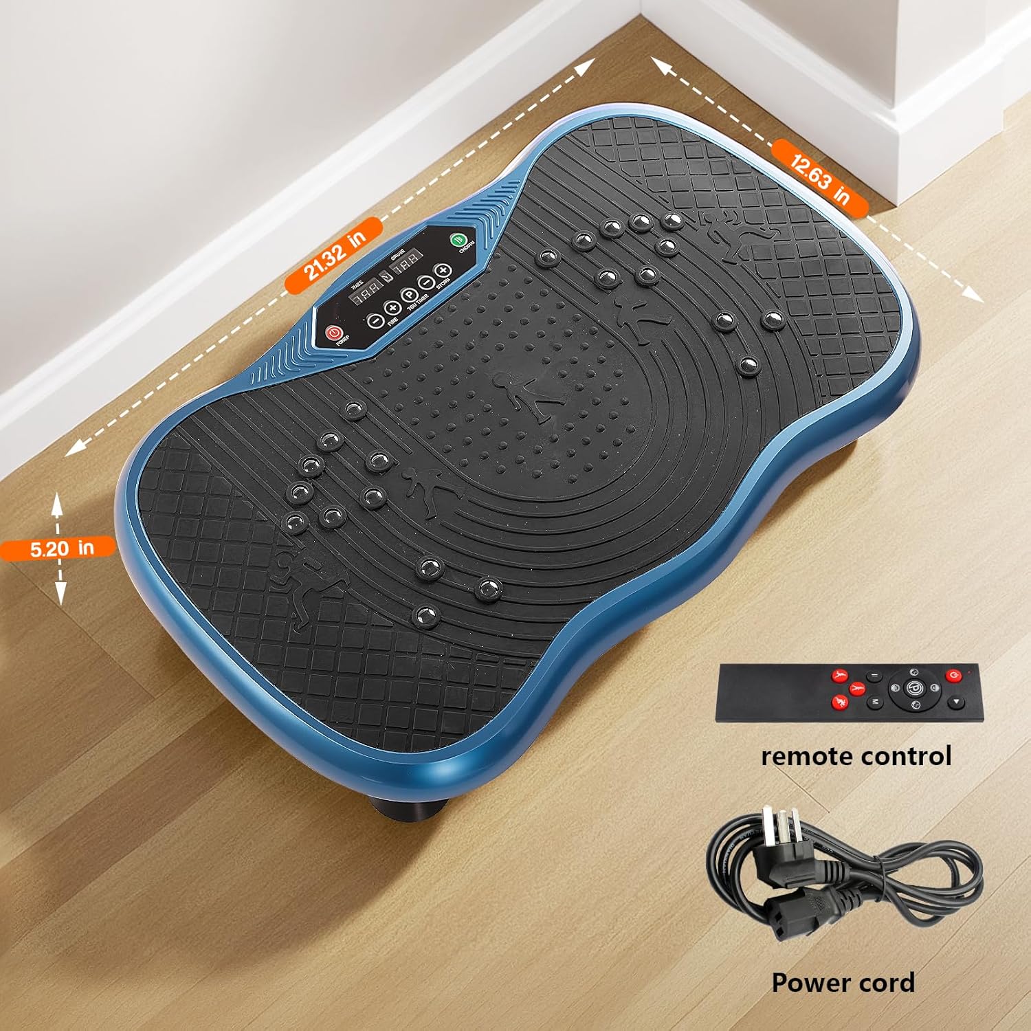 Vibration Plate Exercise Machine Full Body Fitness Platform 120 Speeds