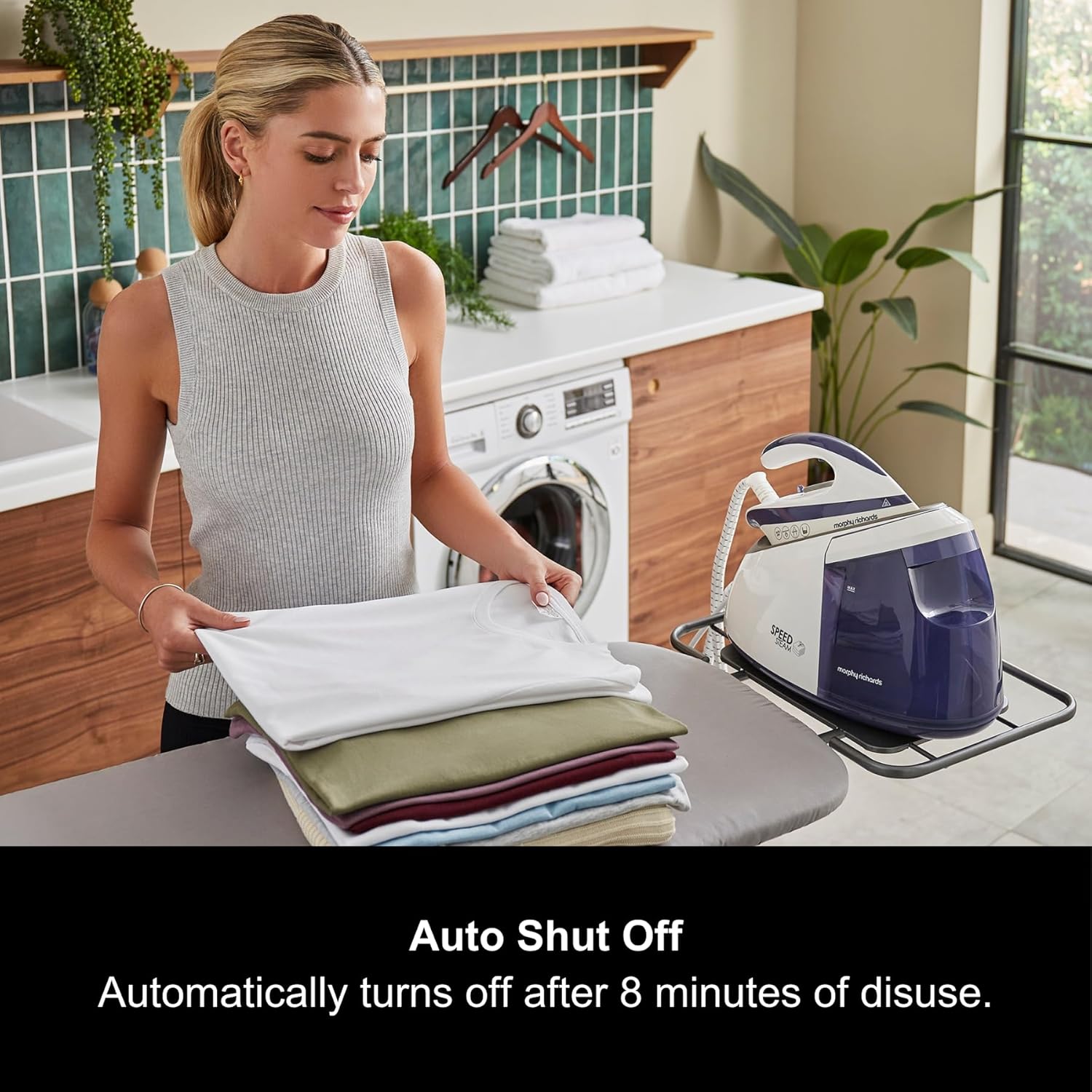 Steam Generator Iron 3000W 5.5 Bar 240g Steam Boost 1.7L Tank