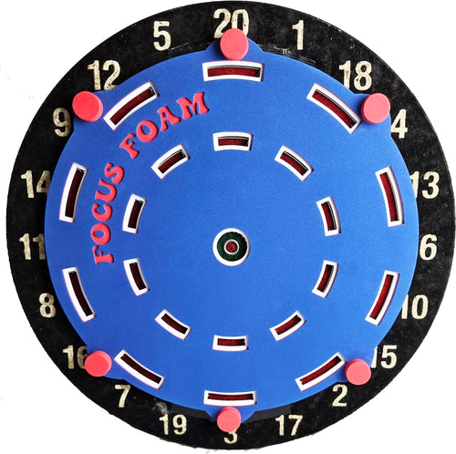 Dartboard Trainer Overlay EVA Foam Doubles Triples Practice