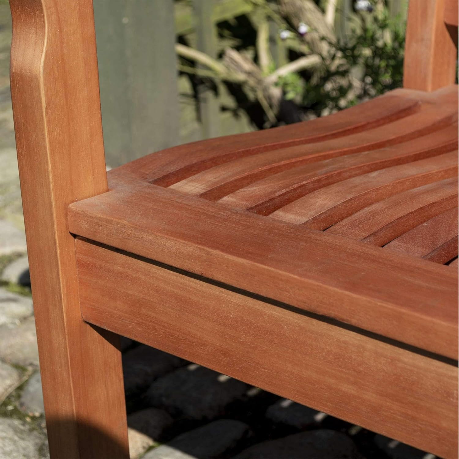 3 Seater Wooden Garden Bench 150cm Patio Park Seat