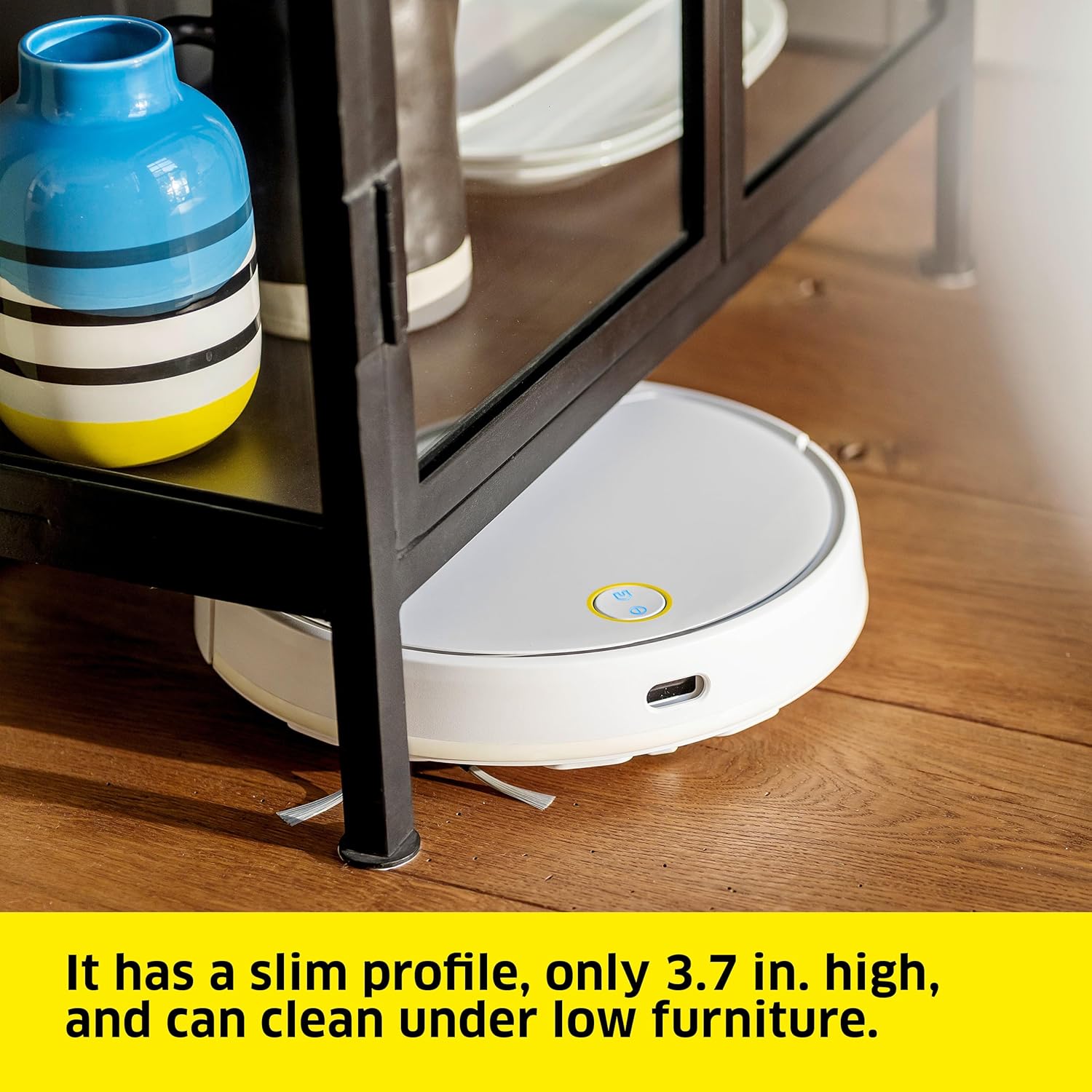 Robot Vacuum Mop 2500Pa LiDAR App Control Smart Mapping Auto