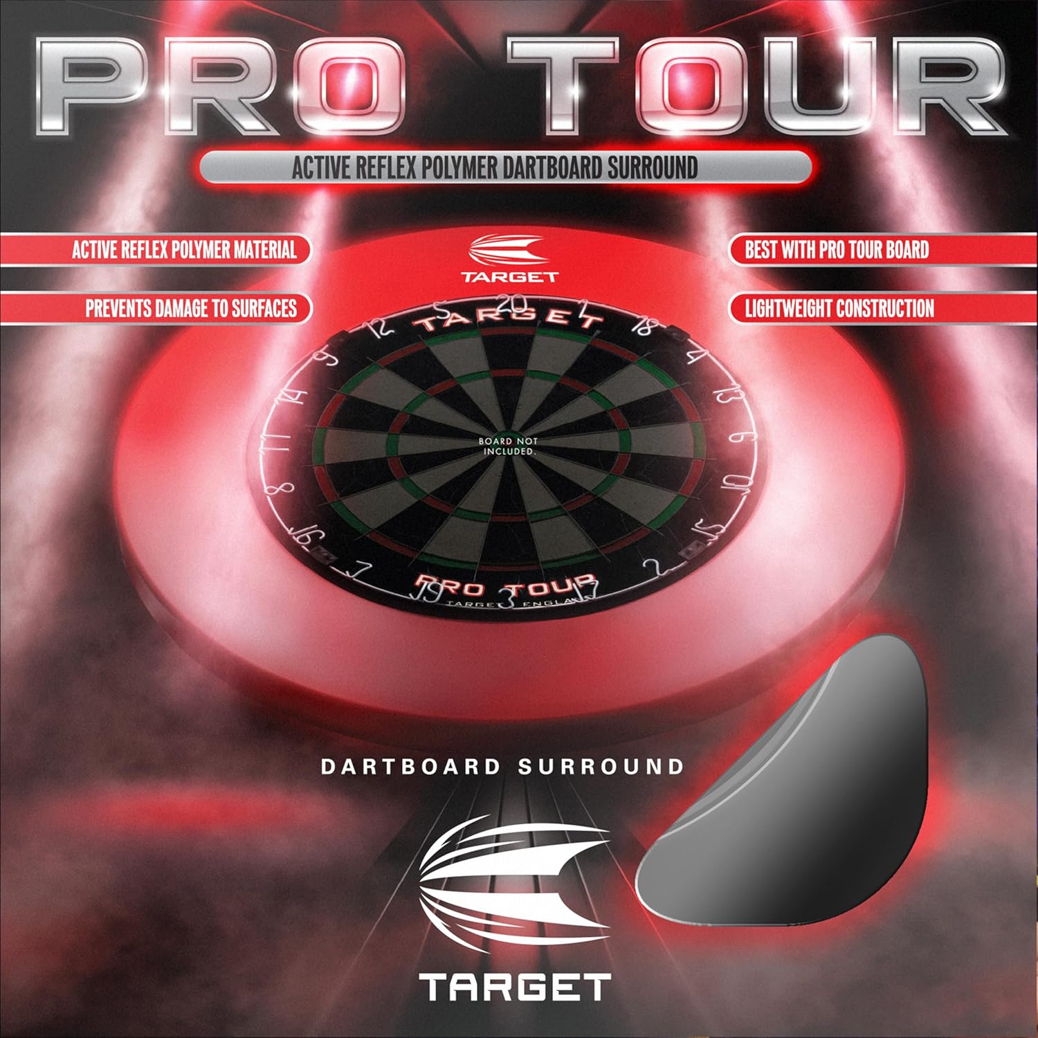 Dartboard Surround Ring Wall Protector 70cm Universal Fit Durable