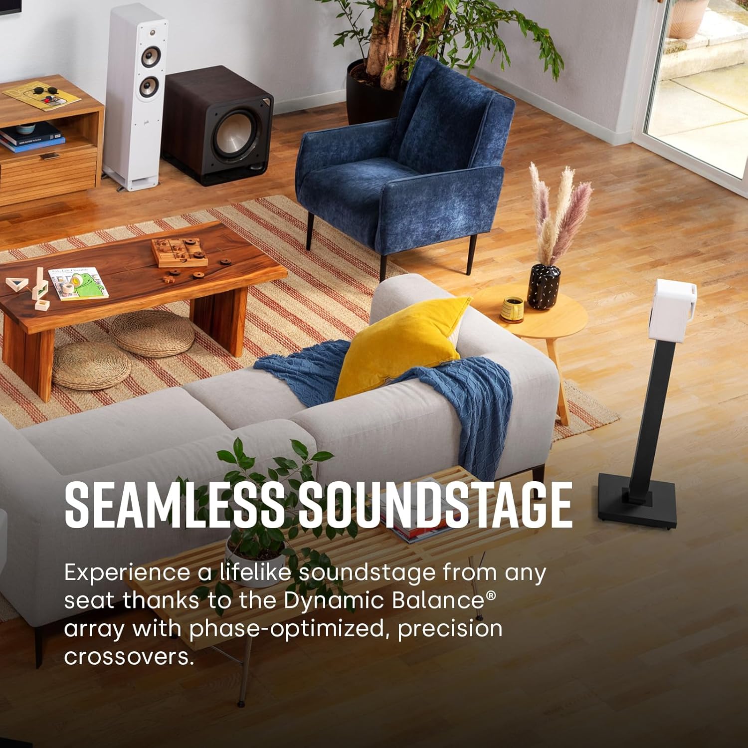Surround Sound Speakers Pair Hi Res Dolby Atmos Wall Mount