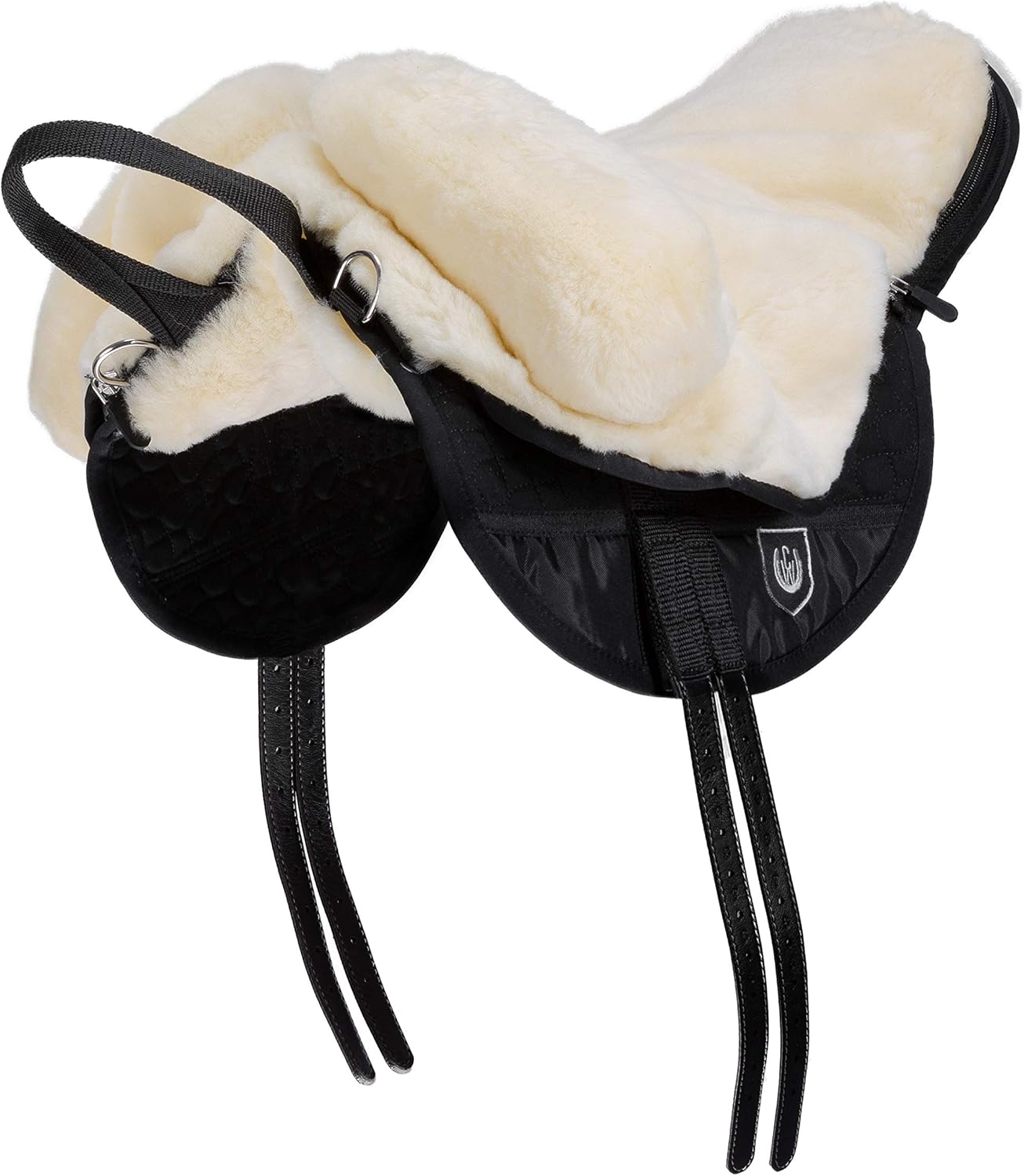 Lambskin Treeless Bareback Horse Saddle Pad Shetty Size