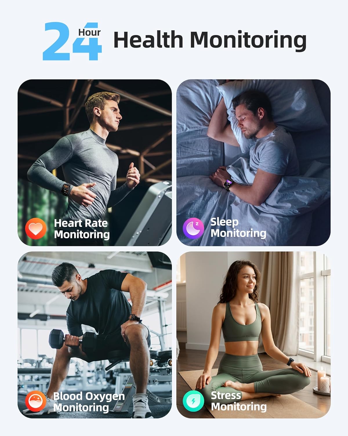 Swimming Smart Watch 100 Sports 5ATM Sleep Tracker