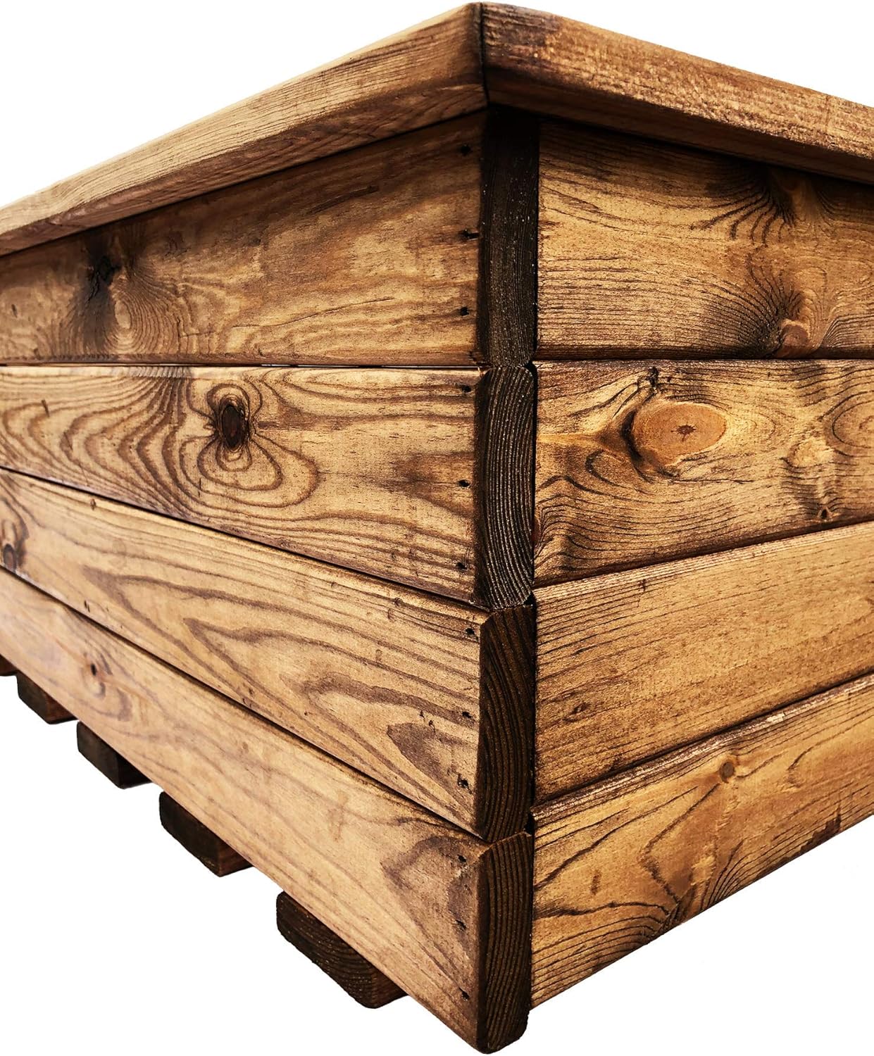 Extra Large Wooden Trough Planter Heavy Duty Garden Box 82cm