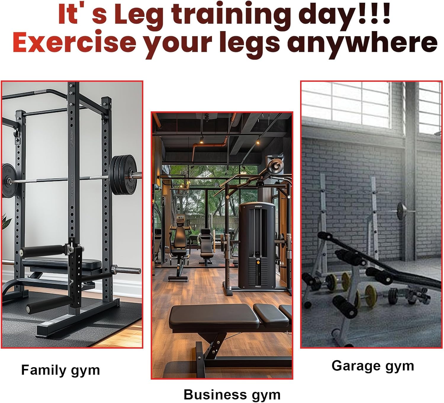 Leg Extension Curl Attachment Plate Loaded Rack Trainer