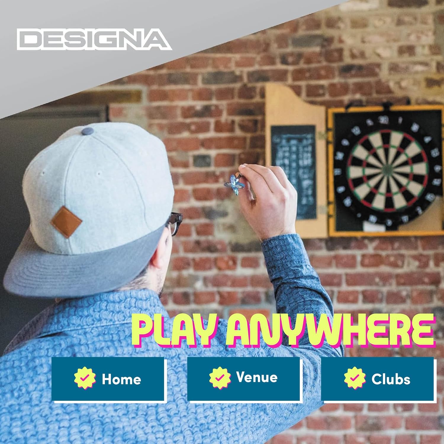 Dartboard Surround Ring Heavy Duty Wall Protector 68cm Universal